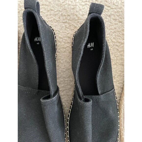 H&M Canvas Espadrilles Slip On Loafers Multi Size 11.5 main image 4